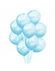 10 sztuk różowy 1 balonik urodzinowy jeden 1 rok stara pierwsza dekoracja na przyjęcie z okazji urodzin lateksowe balony Globos 
