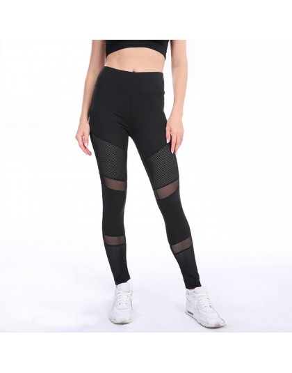 CHRLEISURE wypracować różowe legginsy kobiet wiosna kostki Softe legginsy z siatką szwy Hollow Slim Push Up Lady Legging