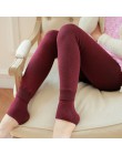 LANGSHA damskie legginsy ciepłe spodnie zimowe 12CM wysoka wyszczuplająca talia zagęścić dobra gumka damskie ciepłe aksamitne ur