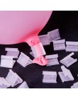 10 sztuk plastikowe klipsy śliwkowe klipsy uszczelnienie kropka kleju naklejki na świąteczne dekoracje na przyjęcie urodzinowe a