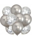 10 sztuk balony w kolorze różowego złota konfetti zestaw Chrome balon urodziny deco dekoracja na przyjęcie ślubne rocznica ślubu