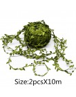 20 Meter Silk Nature zielony sztuczny liść liściasta winorośl dekoracje ślubne liście Scrapbooking, rzemiosło wianek sztuczne kw