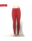 Maryigean solidne Legging kobiety poliester super elastyczna spodnie z wysokim stanem legginsy treningowe Push Up Fitness kobiet