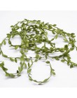 20 Meter Silk Nature zielony sztuczny liść liściasta winorośl dekoracje ślubne liście Scrapbooking, rzemiosło wianek sztuczne kw