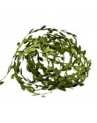 20 Meter Silk Nature zielony sztuczny liść liściasta winorośl dekoracje ślubne liście Scrapbooking, rzemiosło wianek sztuczne kw