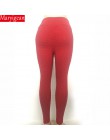 Maryigean solidne Legging kobiety poliester super elastyczna spodnie z wysokim stanem legginsy treningowe Push Up Fitness kobiet