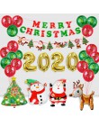 Szczęśliwego nowego roku 2020 Xmas 2019 wesołych świąt zastawa stołowa dekoracja kuchenna Navidad prezent dekoracje świąteczne d