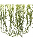 20 Meter Silk Nature zielony sztuczny liść liściasta winorośl dekoracje ślubne liście Scrapbooking, rzemiosło wianek sztuczne kw