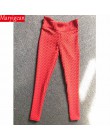Maryigean solidne Legging kobiety poliester super elastyczna spodnie z wysokim stanem legginsy treningowe Push Up Fitness kobiet
