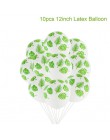 Zielona palma liść balony zielone balony tropikalne hawaje strona balony impreza w stylu Safari Balon dżungla motyw zwierząt bal