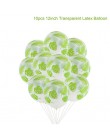 Zielona palma liść balony zielone balony tropikalne hawaje strona balony impreza w stylu Safari Balon dżungla motyw zwierząt bal