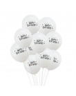 Cartoon baner urodzinowy lateksowe balony na urodzinową imprezę ozdoba na wierzch tortu Baby Shower dekoracje na przyjęcie urodz