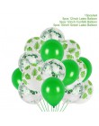 Zielona palma liść balony zielone balony tropikalne hawaje strona balony impreza w stylu Safari Balon dżungla motyw zwierząt bal