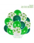 Zielona palma liść balony zielone balony tropikalne hawaje strona balony impreza w stylu Safari Balon dżungla motyw zwierząt bal
