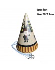 Cartoon baner urodzinowy lateksowe balony na urodzinową imprezę ozdoba na wierzch tortu Baby Shower dekoracje na przyjęcie urodz