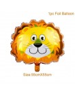 Zielona palma liść balony zielone balony tropikalne hawaje strona balony impreza w stylu Safari Balon dżungla motyw zwierząt bal