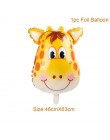 Zielona palma liść balony zielone balony tropikalne hawaje strona balony impreza w stylu Safari Balon dżungla motyw zwierząt bal