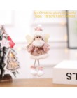 Wiszące lalki anioł ozdoby choinkowe dla domu 2019 przedmioty bożonarodzeniowe wisiorek ozdoba świąteczna Navidad Noel nowy rok 