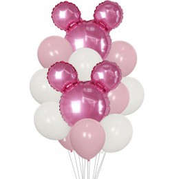 1 zestaw Mickey Minnie Mouse balony urodziny lateksowe balony na brzuszkowe dekoracja urodzinowa dzieci balon foliowy powietrze 