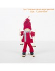 Wiszące lalki anioł ozdoby choinkowe dla domu 2019 przedmioty bożonarodzeniowe wisiorek ozdoba świąteczna Navidad Noel nowy rok 