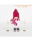Wiszące lalki anioł ozdoby choinkowe dla domu 2019 przedmioty bożonarodzeniowe wisiorek ozdoba świąteczna Navidad Noel nowy rok 