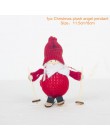 Wiszące lalki anioł ozdoby choinkowe dla domu 2019 przedmioty bożonarodzeniowe wisiorek ozdoba świąteczna Navidad Noel nowy rok 