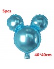 1 zestaw Mickey Minnie Mouse balony urodziny lateksowe balony na brzuszkowe dekoracja urodzinowa dzieci balon foliowy powietrze 