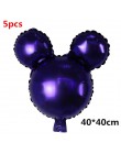 1 zestaw Mickey Minnie Mouse balony urodziny lateksowe balony na brzuszkowe dekoracja urodzinowa dzieci balon foliowy powietrze 