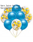10 sztuk balony w kolorze różowego złota konfetti zestaw Chrome balon urodziny deco dekoracja na przyjęcie ślubne rocznica ślubu