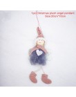 Wiszące lalki anioł ozdoby choinkowe dla domu 2019 przedmioty bożonarodzeniowe wisiorek ozdoba świąteczna Navidad Noel nowy rok 