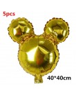 1 zestaw Mickey Minnie Mouse balony urodziny lateksowe balony na brzuszkowe dekoracja urodzinowa dzieci balon foliowy powietrze 
