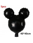 1 zestaw Mickey Minnie Mouse balony urodziny lateksowe balony na brzuszkowe dekoracja urodzinowa dzieci balon foliowy powietrze 