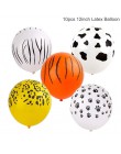 Zielona palma liść balony Safari dżungla impreza dziecko dziewczyna chłopiec dekoracja na przyjęcie z okazji urodzin dzieci trop