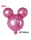 1 zestaw Mickey Minnie Mouse balony urodziny lateksowe balony na brzuszkowe dekoracja urodzinowa dzieci balon foliowy powietrze 