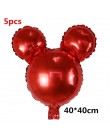 1 zestaw Mickey Minnie Mouse balony urodziny lateksowe balony na brzuszkowe dekoracja urodzinowa dzieci balon foliowy powietrze 