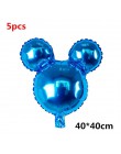 1 zestaw Mickey Minnie Mouse balony urodziny lateksowe balony na brzuszkowe dekoracja urodzinowa dzieci balon foliowy powietrze 