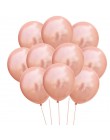 Różowe złote imprezowe dekoracje balon foliowy z sercem balon w kształcie cyfry konfetti balon z helem ślub urodziny wystrój Bab