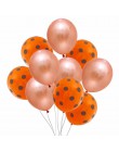 10 sztuk balony w kolorze różowego złota konfetti zestaw Chrome balon urodziny deco dekoracja na przyjęcie ślubne rocznica ślubu