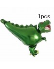 6 sztuk duża 4D chodzenia dinozaurów z balonów foliowych chłopcy balony ze zwierzętami dzieci dinozaur dekoracja urodzinowa balo