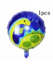 6 sztuk duża 4D chodzenia dinozaurów z balonów foliowych chłopcy balony ze zwierzętami dzieci dinozaur dekoracja urodzinowa balo