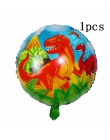 6 sztuk duża 4D chodzenia dinozaurów z balonów foliowych chłopcy balony ze zwierzętami dzieci dinozaur dekoracja urodzinowa balo