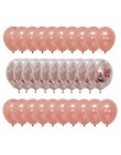 30 sztuk/partia Multi balony konfetti różowe złoto okrągłe z helem chłopiec dziewczyna szczęśliwy balon na przyjęcie urodzinowe 