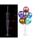 Plastikowy balon podpórka na kij pręty balony z białe kubki zaopatrzenie firm balony stojak ślub akcesoria do dekoracji strony