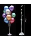 Plastikowy balon podpórka na kij pręty balony z białe kubki zaopatrzenie firm balony stojak ślub akcesoria do dekoracji strony