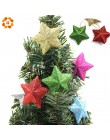 6 sztuk/partia 5CM DIY Gillter gwiazdy zawieszki świąteczne do dekoracji DIY Craft dla dzieci prezent ozdoba na choinkę dekoracj