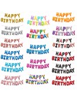 Balon z nadrukiem Happy Birthday air Letters Alphabe różowe złoto z balonów foliowych zabawki dla dzieci wesele urodziny balon h