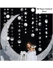 Ozdoby choinkowe dla domu 4M Twinkle Star girlandy papierowe wisząca ozdoba na choinkę nowy rok 2020 prezent Noel Deco ozdoby św