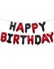 Balon z nadrukiem Happy Birthday air Letters Alphabe różowe złoto z balonów foliowych zabawki dla dzieci wesele urodziny balon h