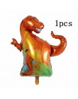 6 sztuk duża 4D chodzenia dinozaurów z balonów foliowych chłopcy balony ze zwierzętami dzieci dinozaur dekoracja urodzinowa balo