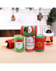 QIFU świąteczny pokrowiec na butelkę wina Snowman Stocking torby na prezenty świąteczne Xmas worek do pakowania Navidad prezentu